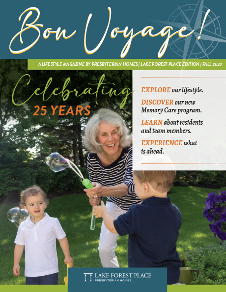 Lake Forest Place Fall 2023 Magazine cover