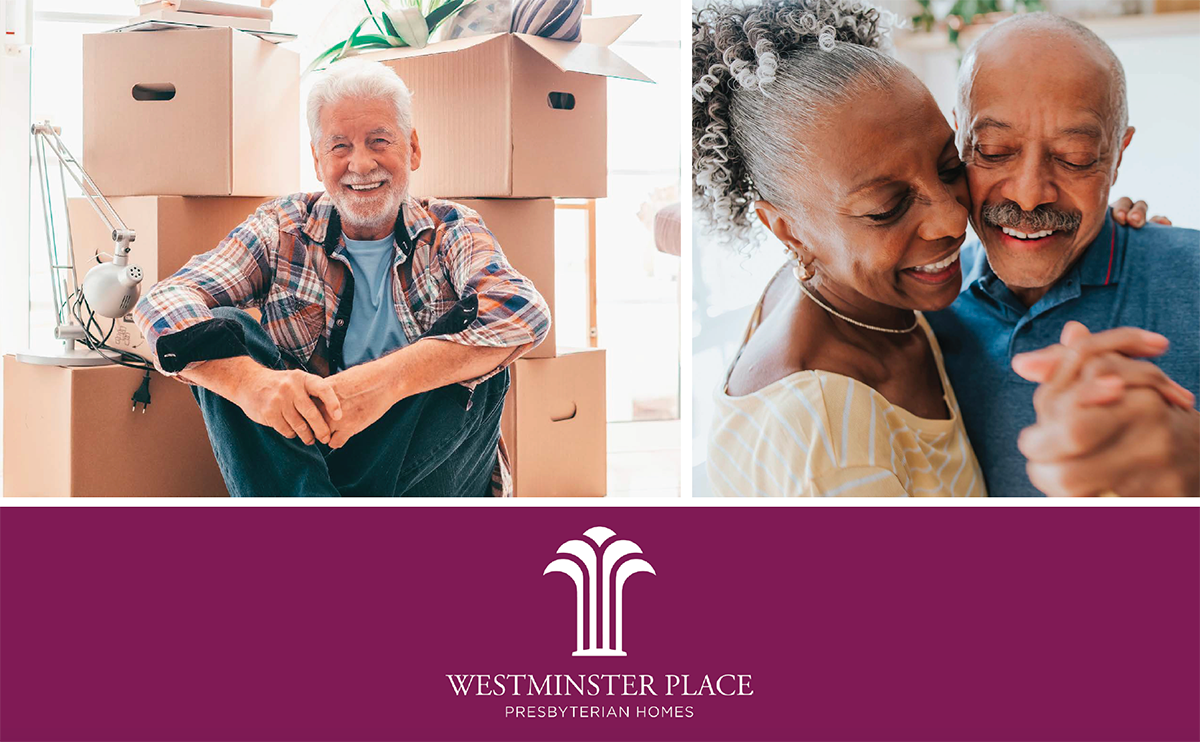 Collage of senior couples enjoying life at Westminster Place